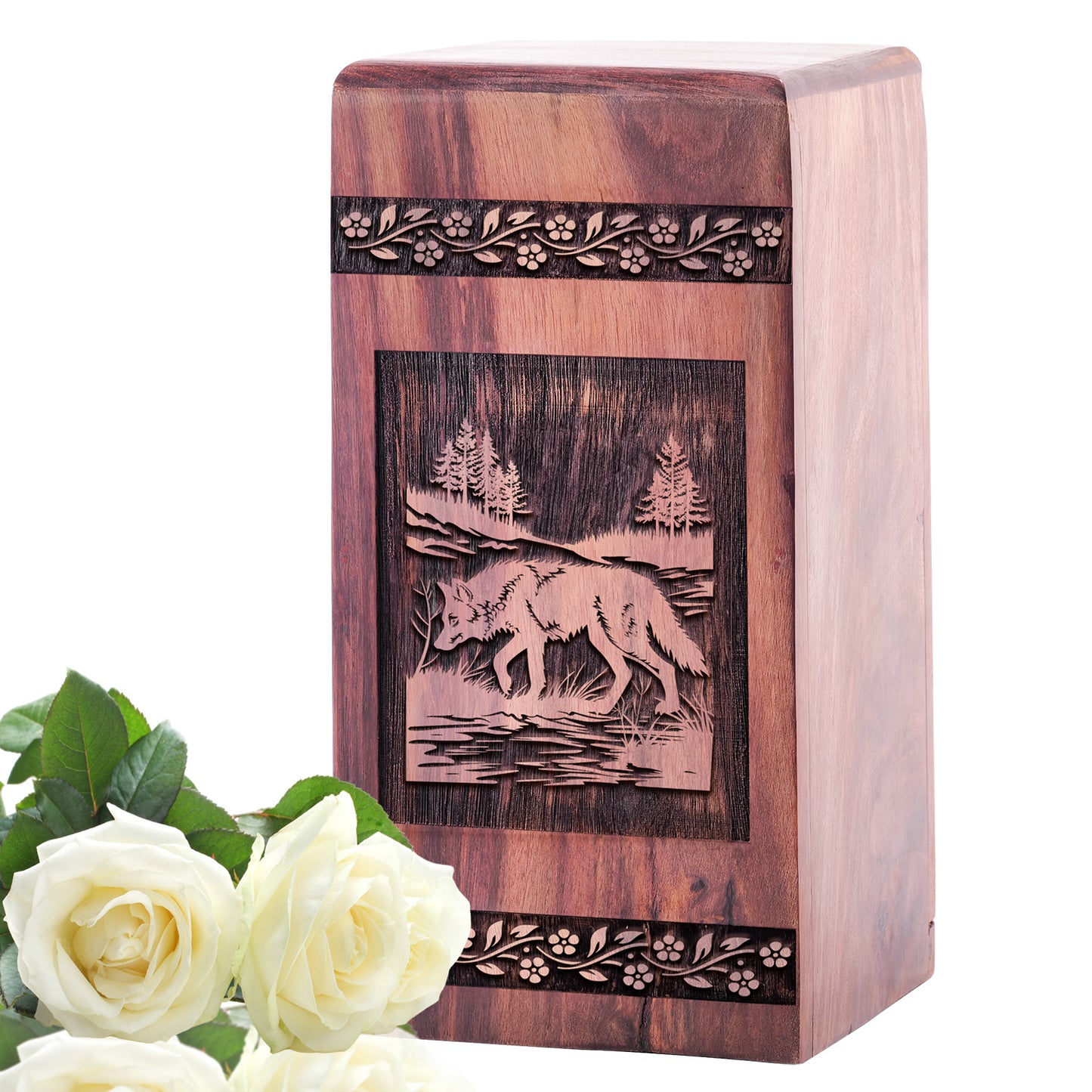 Fox Urn Size 5 Inch 5”(H) x 3”(W) x 3”(L)