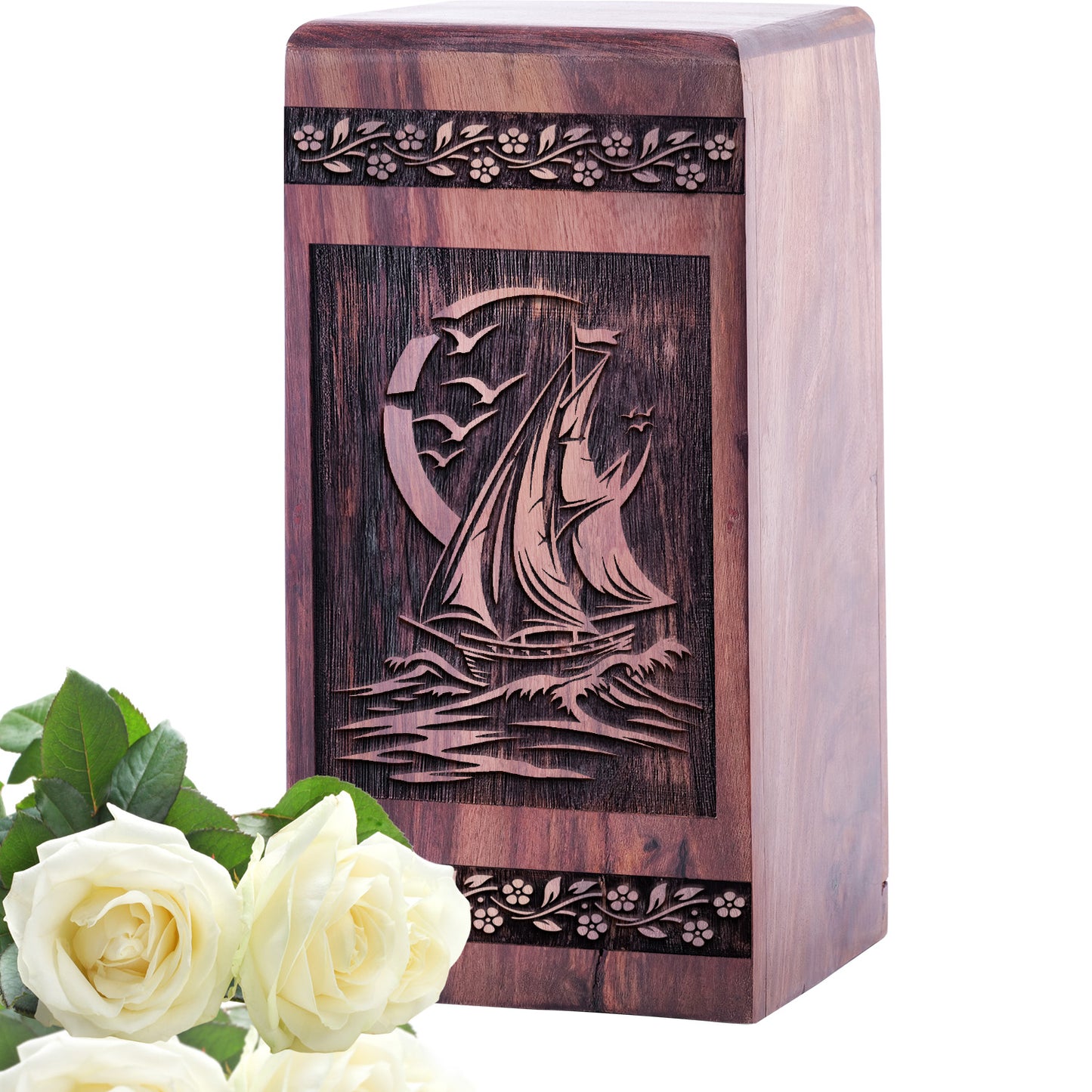 sailboat Urn Size 5 Inch 5”(H) x 3”(W) x 3”(L)