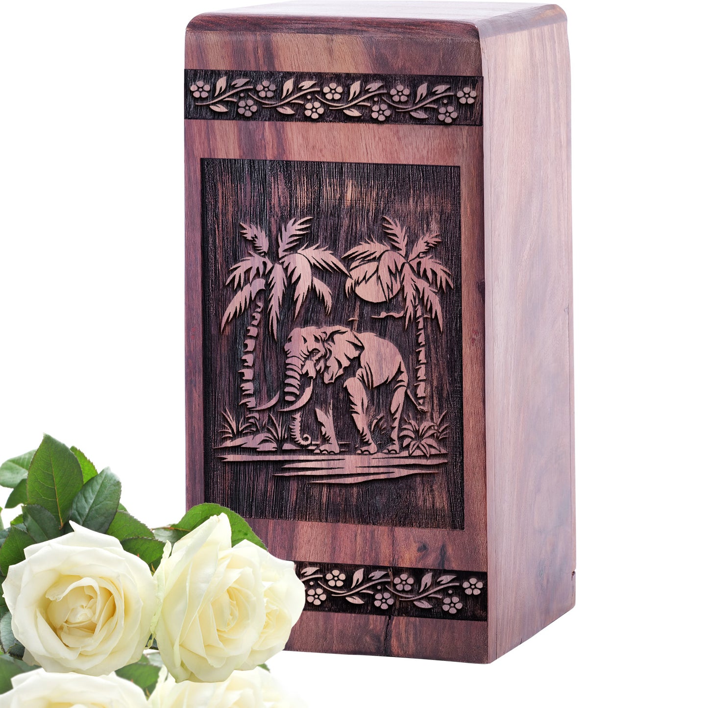 elephant Urn Size 5 Inch 5”(H) x 3”(W) x 3”(L)