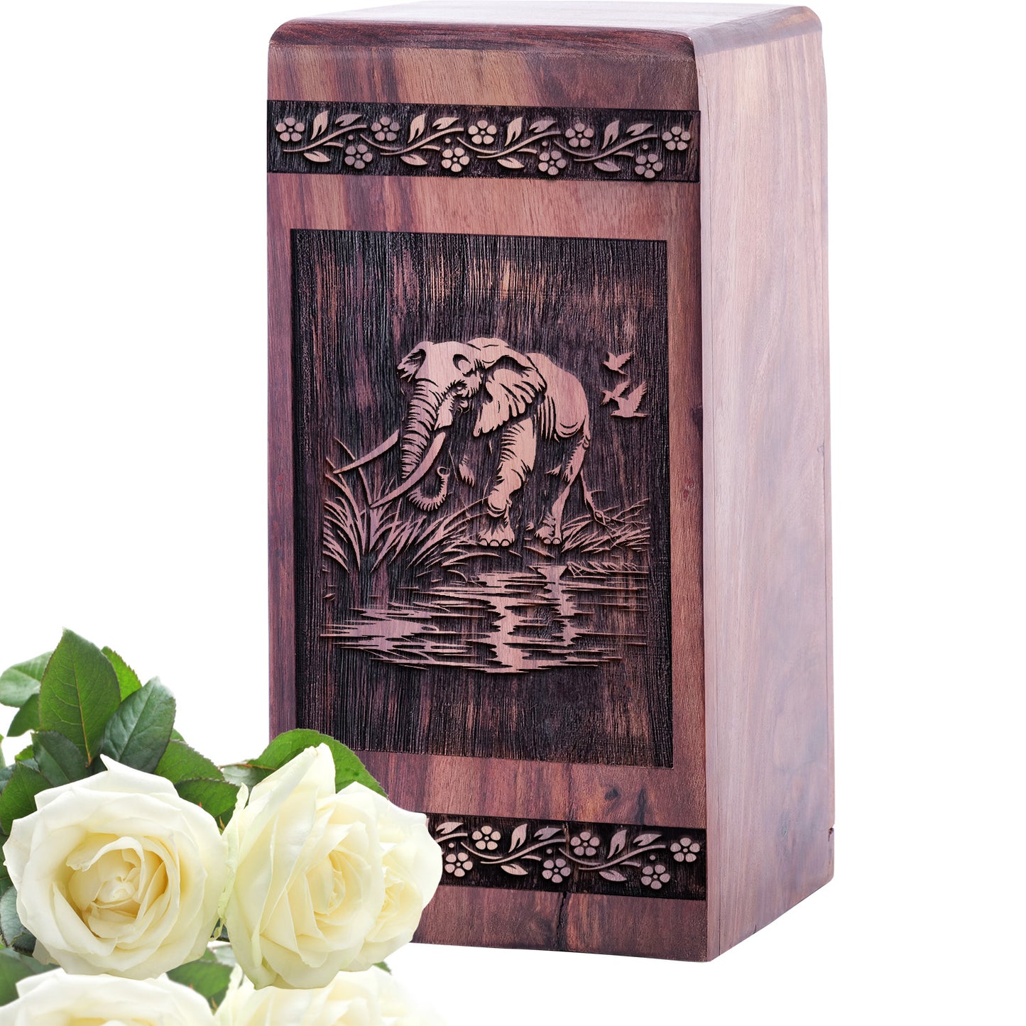 elephant Urn Size 5 Inch 5”(H) x 3”(W) x 3”(L)