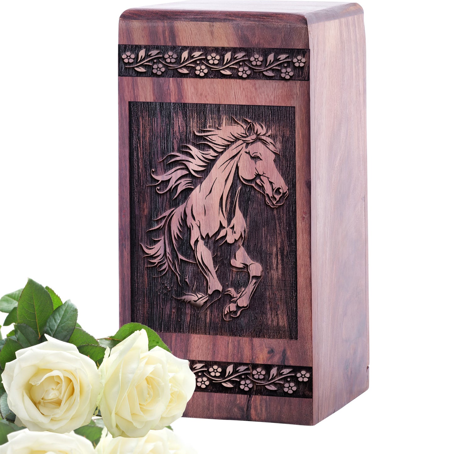horse Urn Size 5 Inch 5”(H) x 3”(W) x 3”(L)