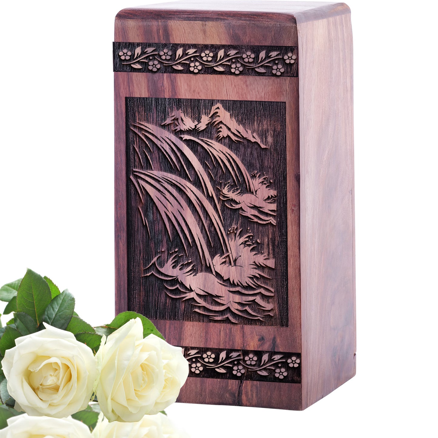 Waterfall Urn Size 5 Inch 5”(H) x 3”(W) x 3”(L)