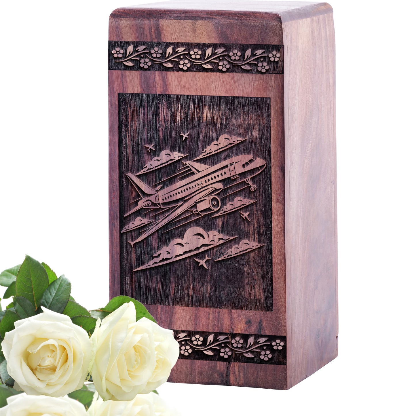 airplane Urn Size 5 Inch 5”(H) x 3”(W) x 3”(L)