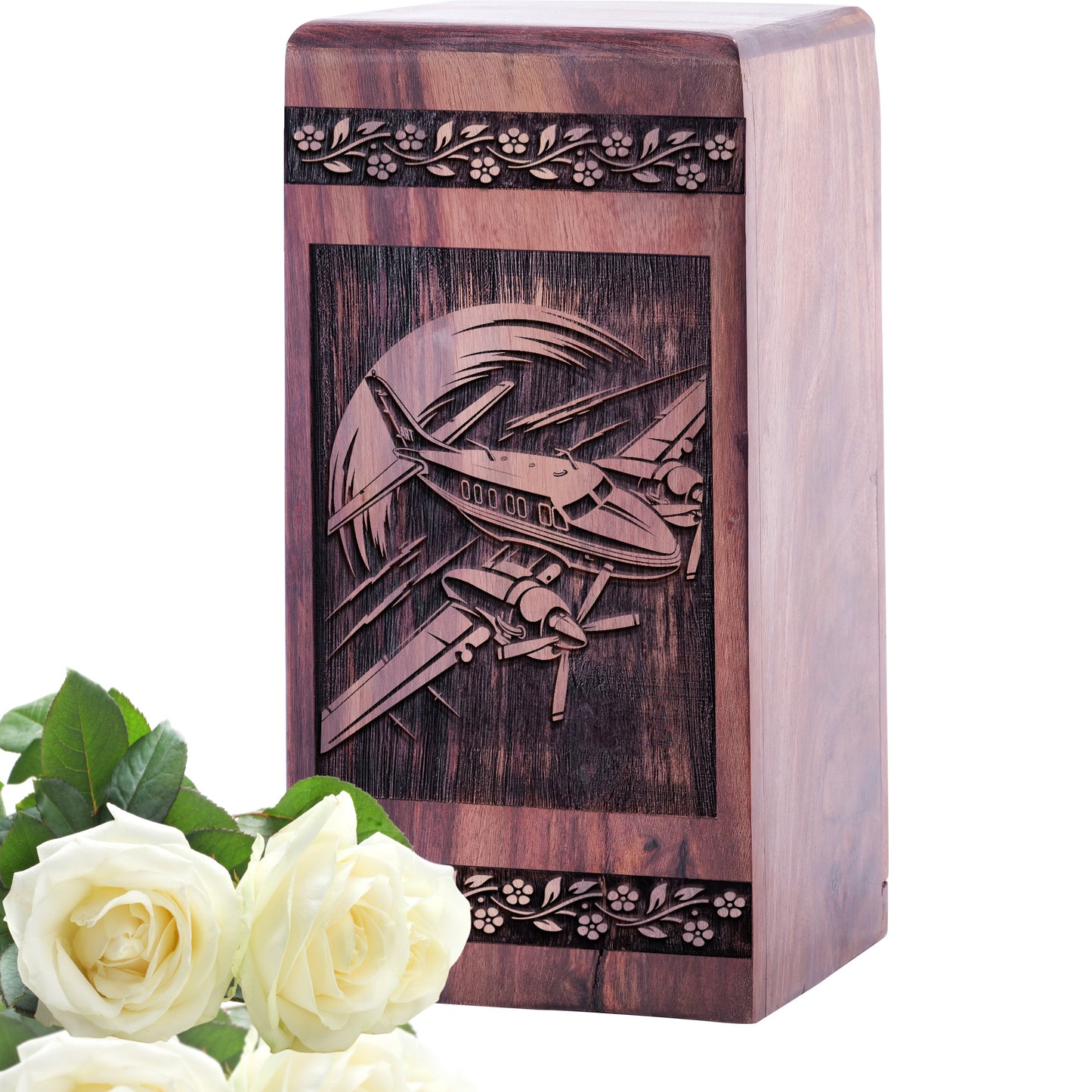 airplane Urn Size 5 Inch 5”(H) x 3”(W) x 3”(L)