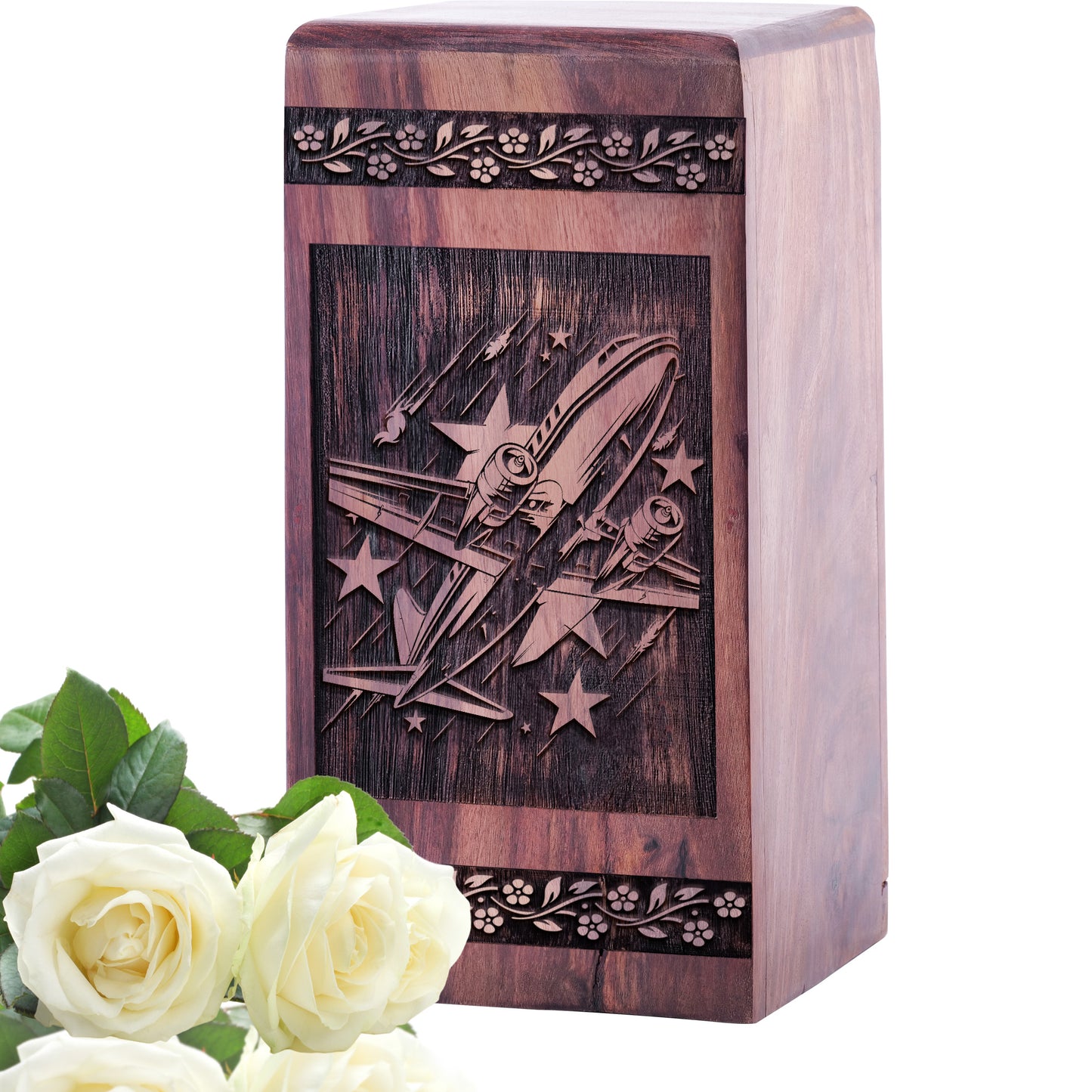 airplane Urn Size 5 Inch 5”(H) x 3”(W) x 3”(L)
