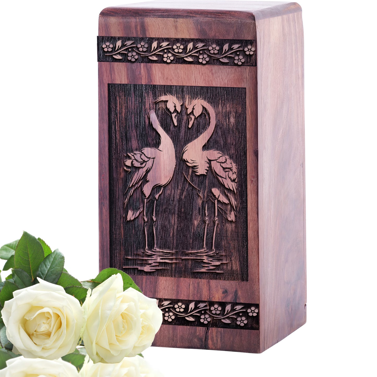 Swans Urn Size 5 Inch 5”(H) x 3”(W) x 3”(L)