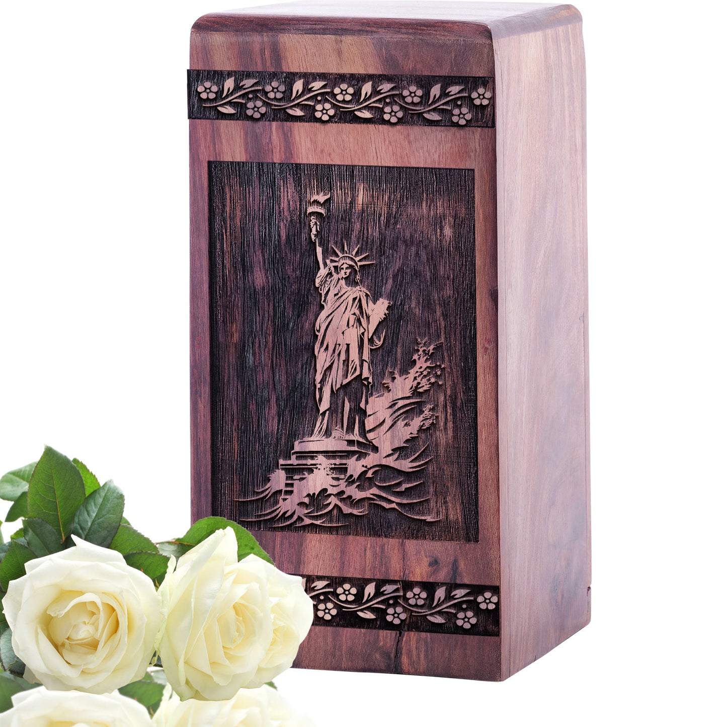 statue of liberty Urn Size 5 Inch 5”(H) x 3”(W) x 3”(L)