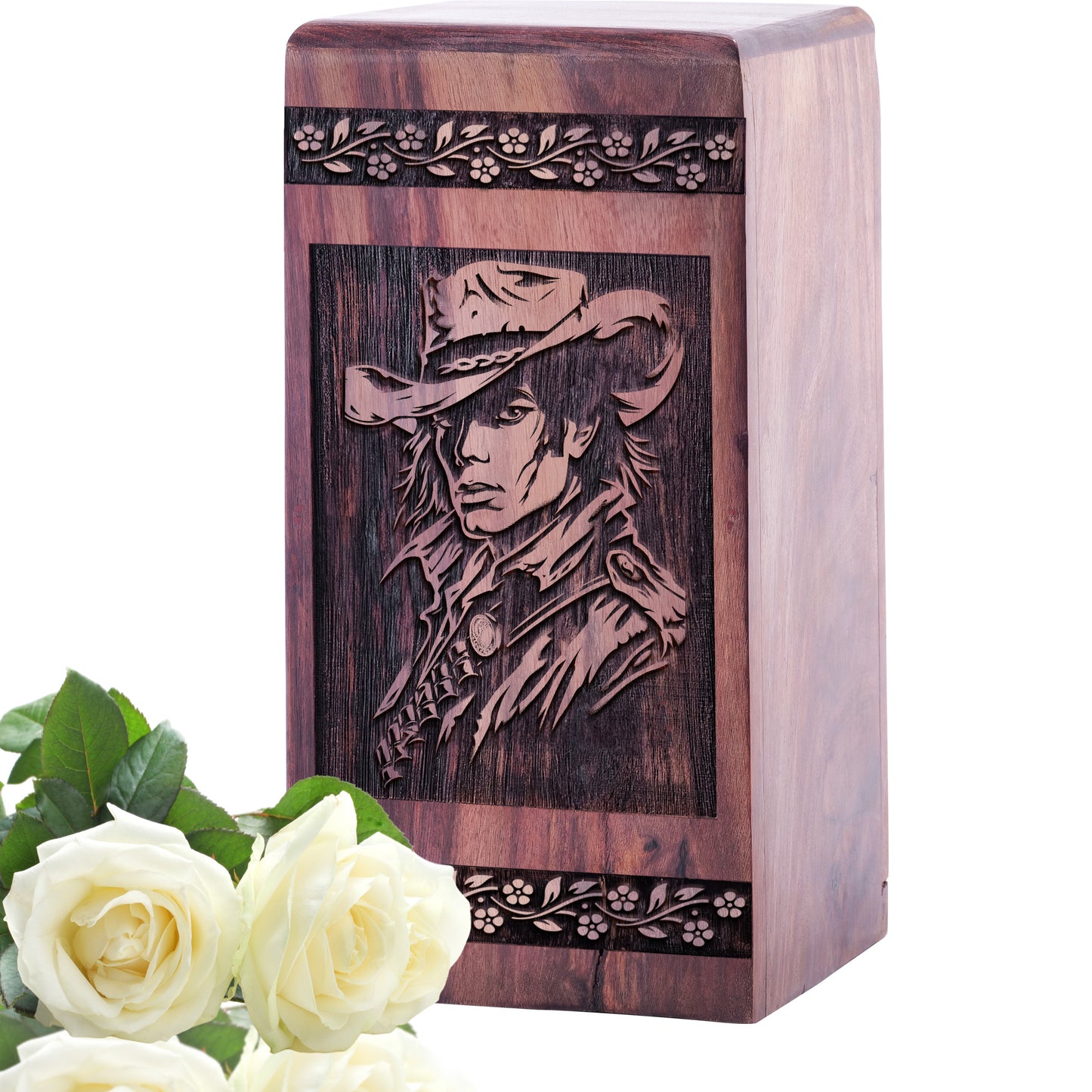 king of pop Urn Size 5 Inch 5”(H) x 3”(W) x 3”(L)