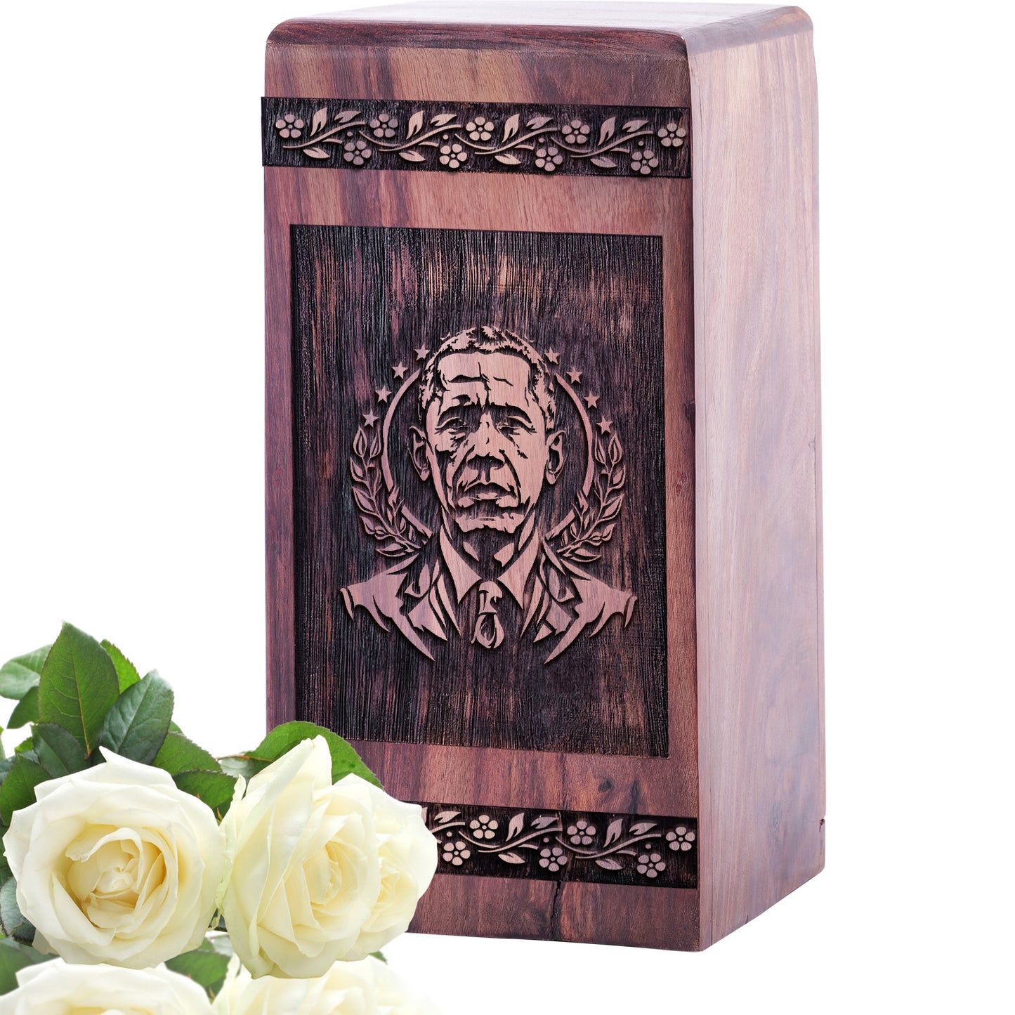 president Urn Size 5 Inch 5”(H) x 3”(W) x 3”(L)