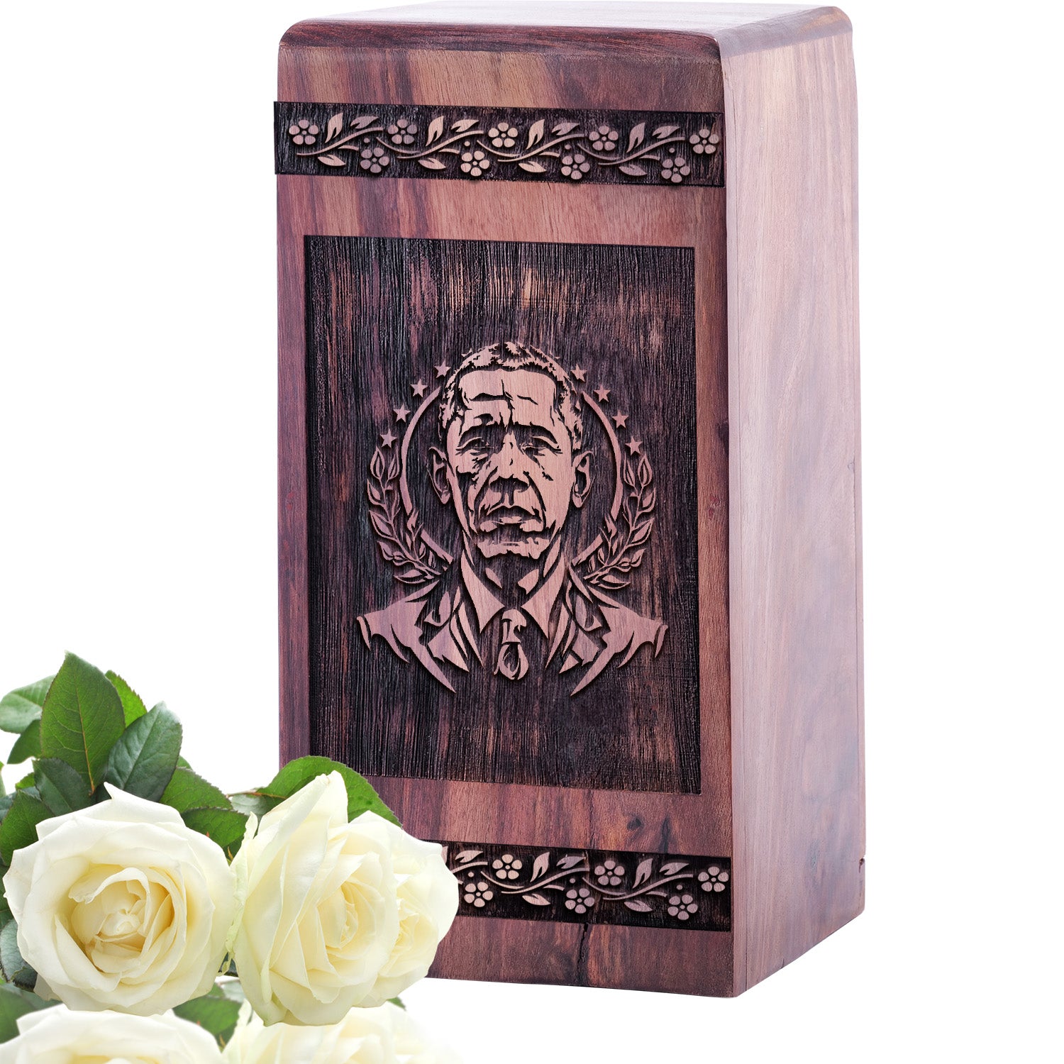 president Urn Size 5 Inch 5”(H) x 3”(W) x 3”(L)