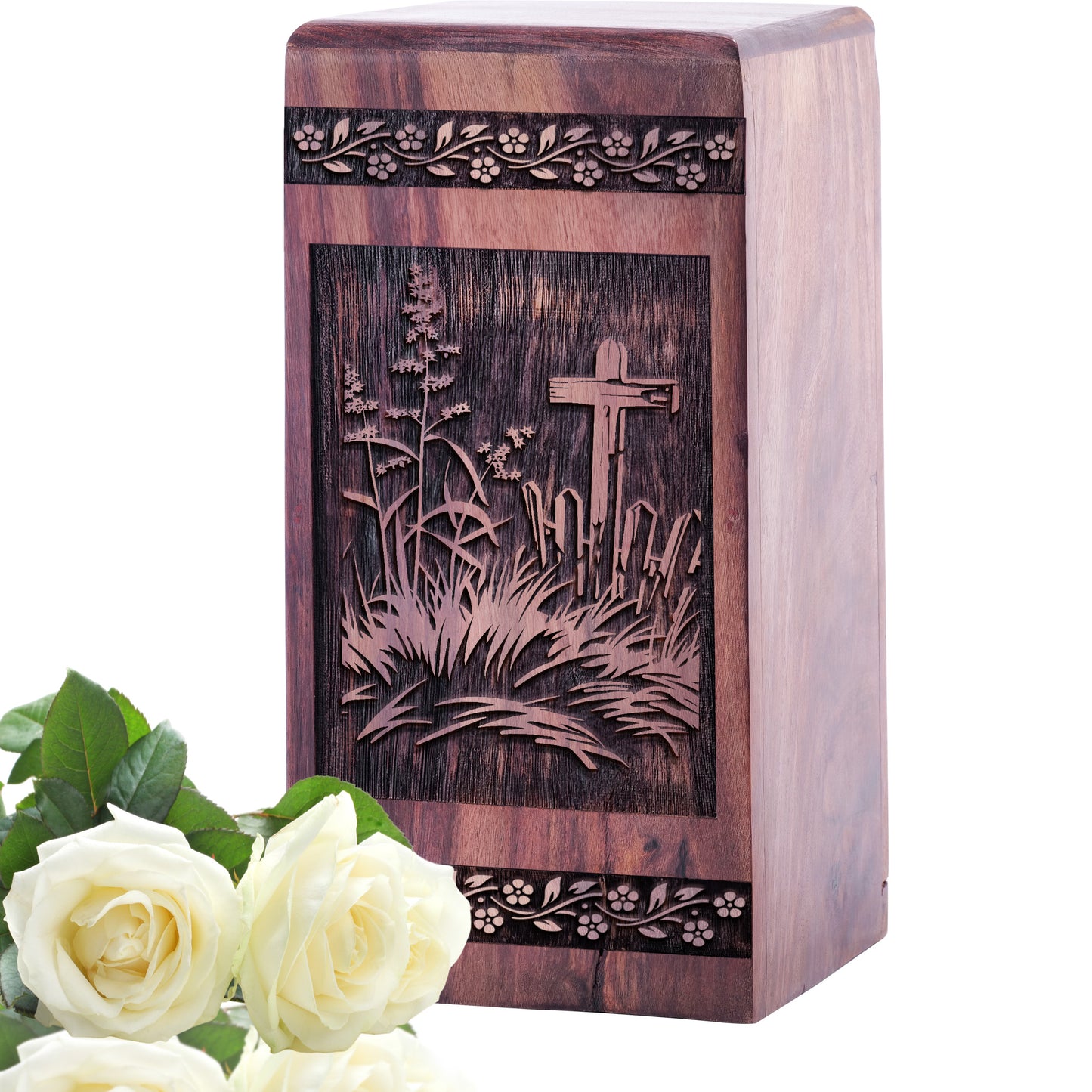 christian icons Urn Size 5 Inch 5”(H) x 3”(W) x 3”(L)
