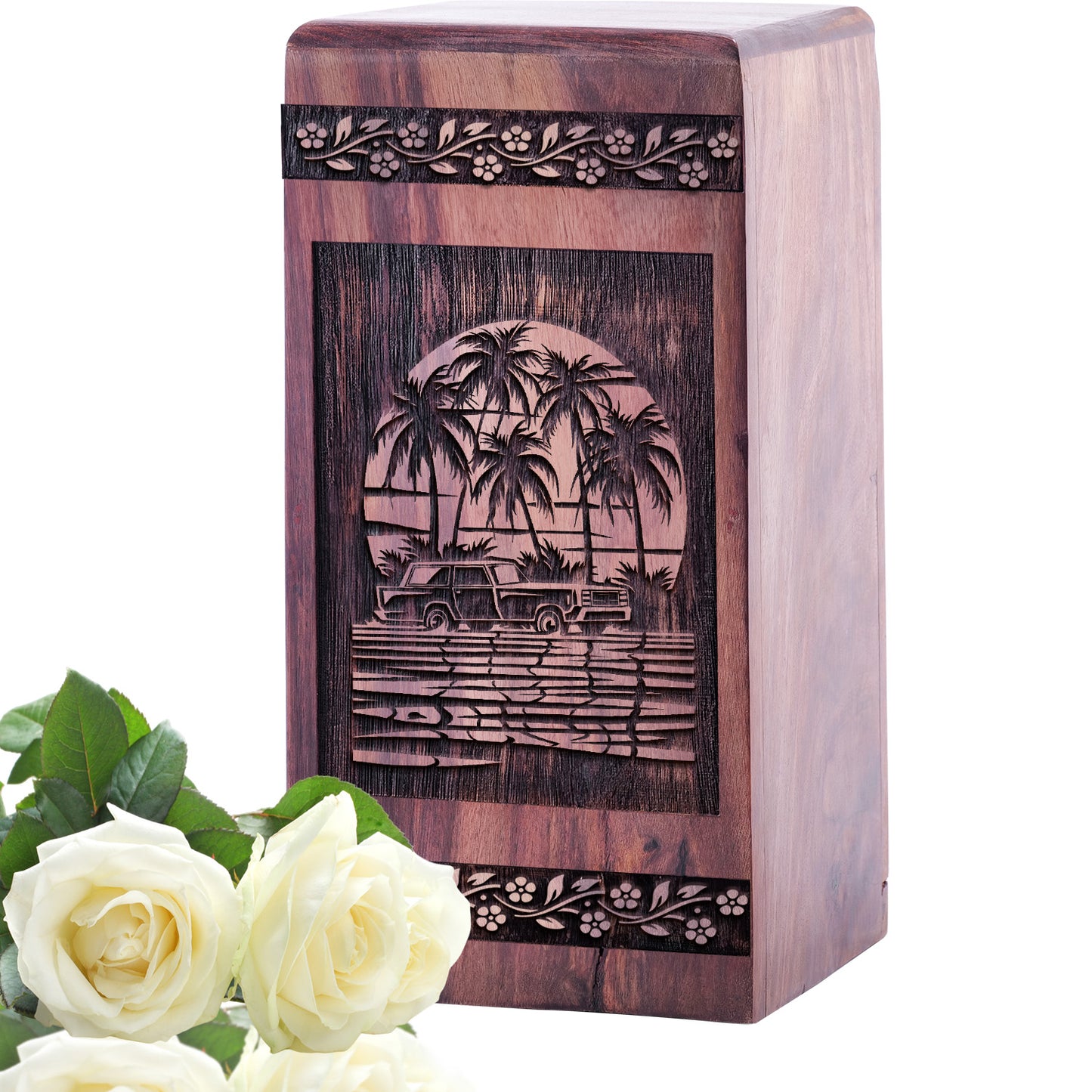 miami Urn Size 5 Inch 5”(H) x 3”(W) x 3”(L)