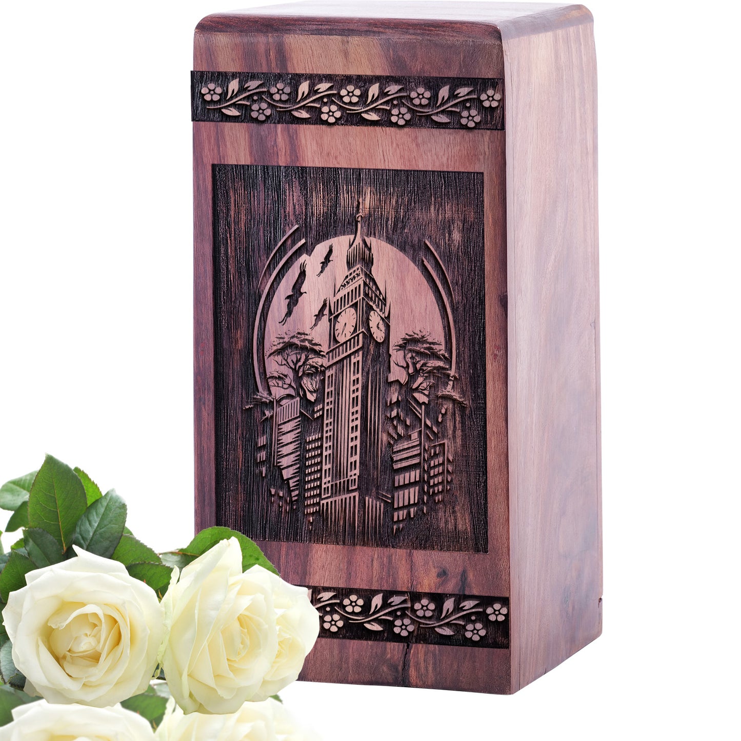 times square Urn Size 5 Inch 5”(H) x 3”(W) x 3”(L)