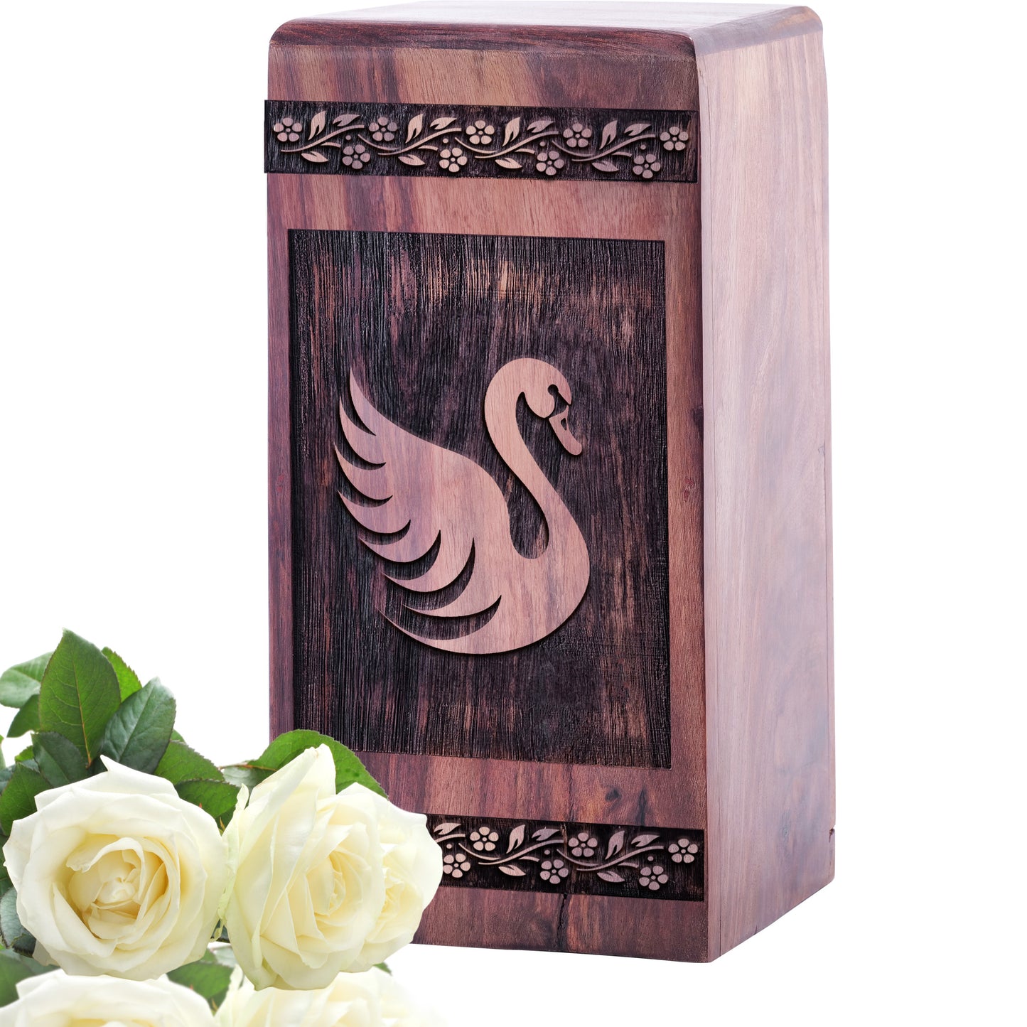 swan Urn Size 5 Inch 5”(H) x 3”(W) x 3”(L)