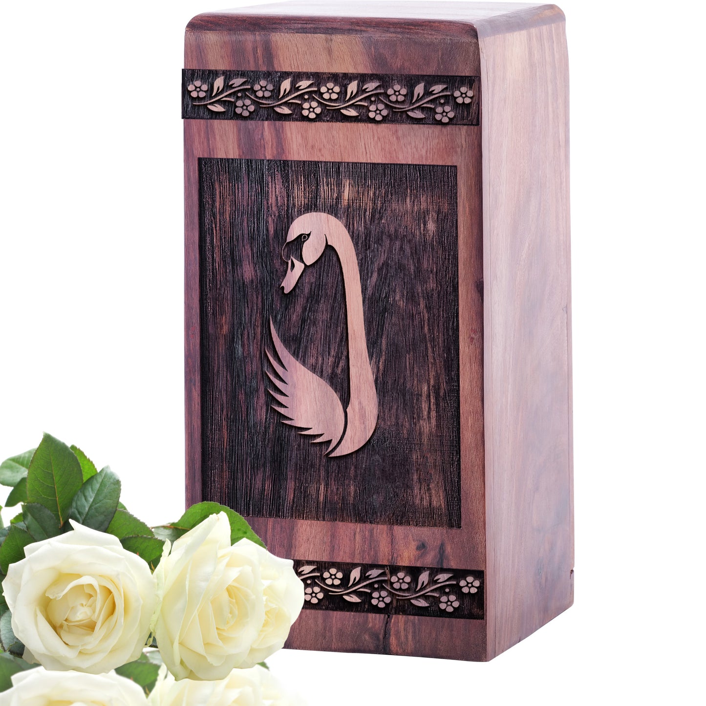 swan Urn Size 5 Inch 5”(H) x 3”(W) x 3”(L)