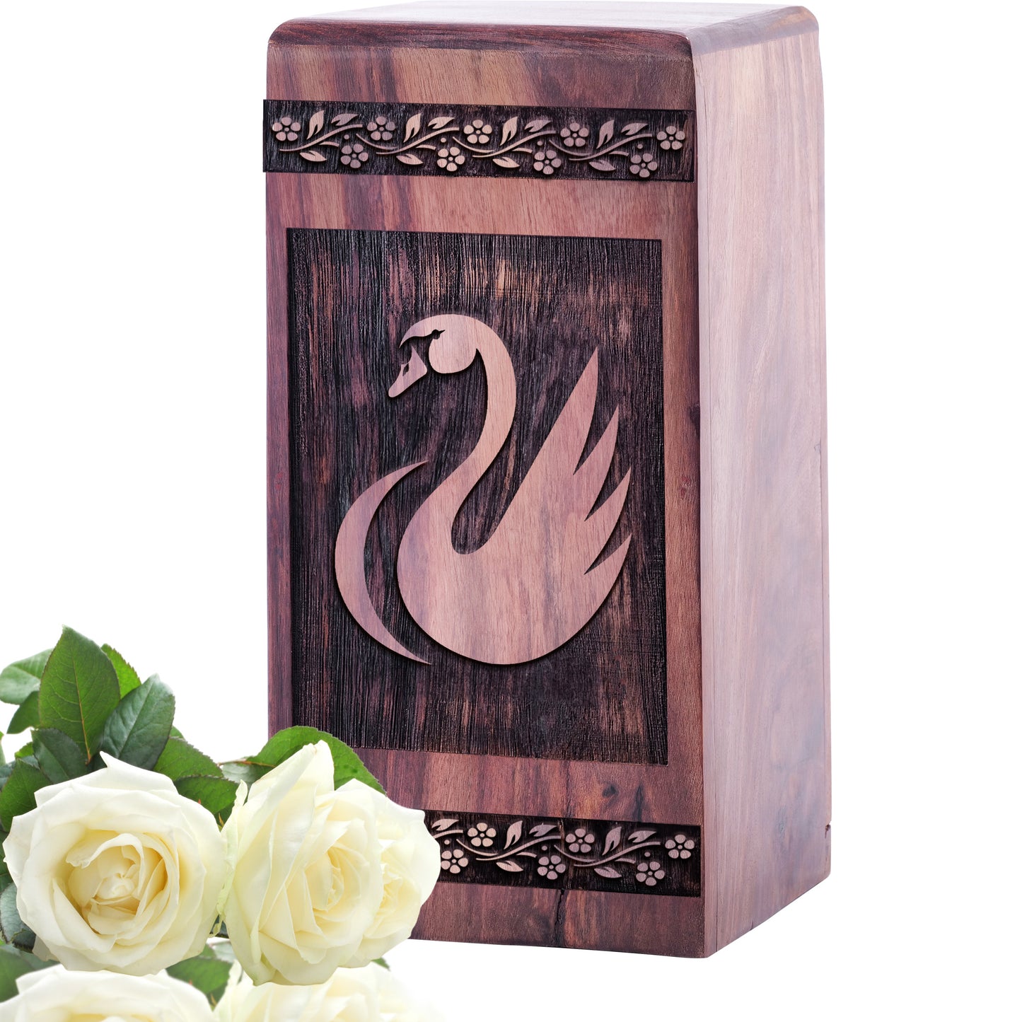 swan Urn Size 5 Inch 5”(H) x 3”(W) x 3”(L)