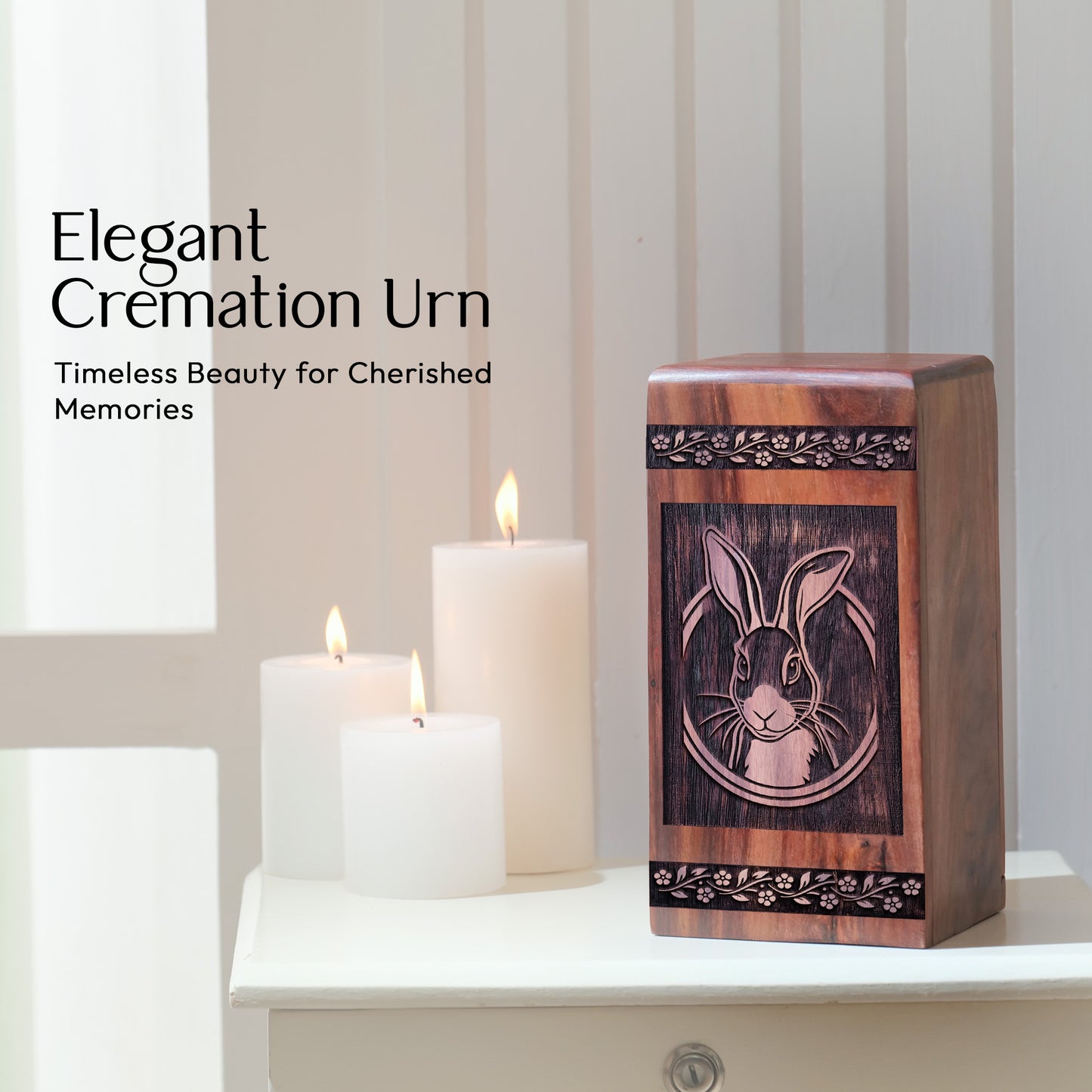 rabbit Urn Size 10 Inch 10”(H) x 5.5”(W) x 5.5”(L)