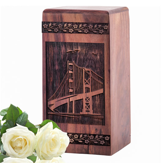Golden Gate Bridge Urn Size 5 Inch 5”(H) x 3”(W) x 3”(L)