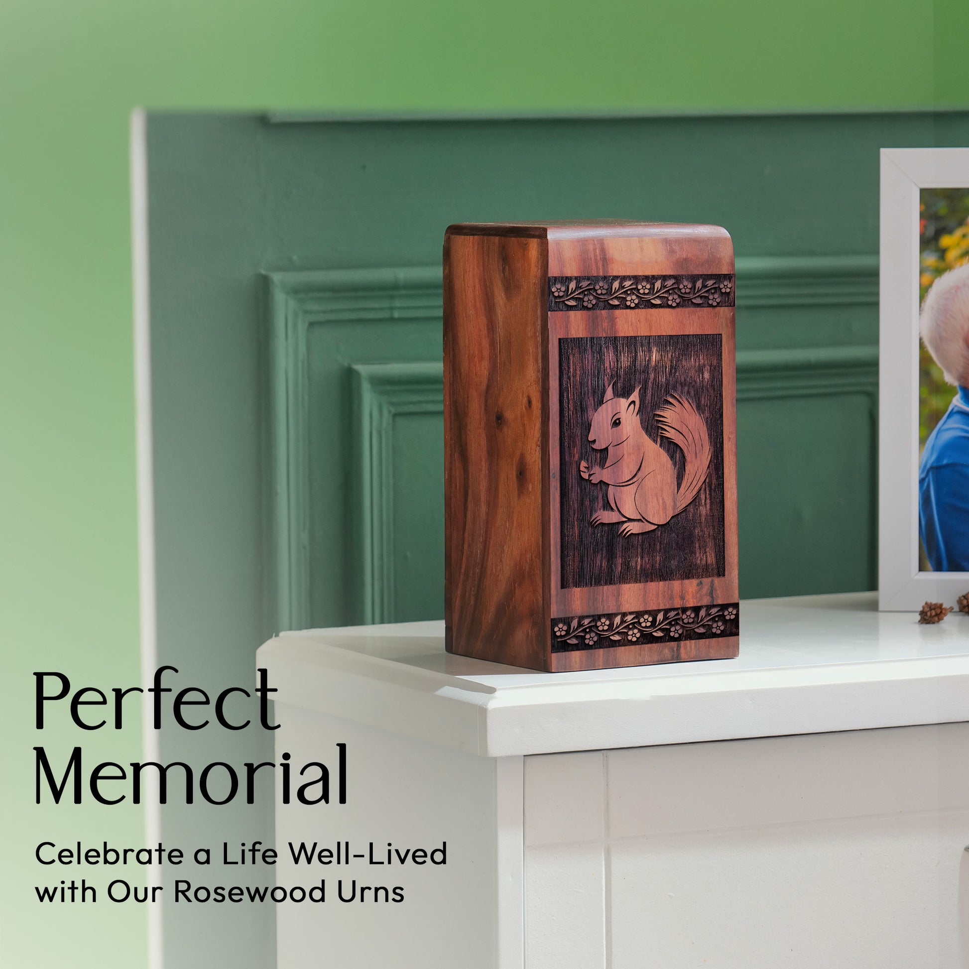 rabbit Urn Size 11.25 Inch 11.25”(H) x 6.25”(W) x 6.25”(L)