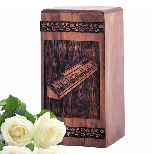 Piano Urn Size 5 Inch 5”(H) x 3”(W) x 3”(L)