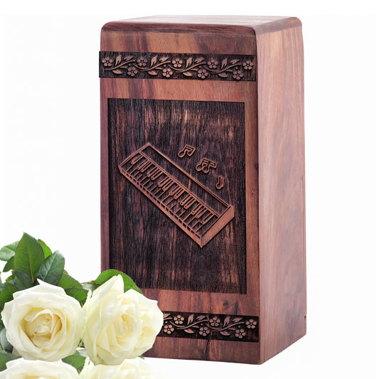 Piano Urn Size 5 Inch 5”(H) x 3”(W) x 3”(L)