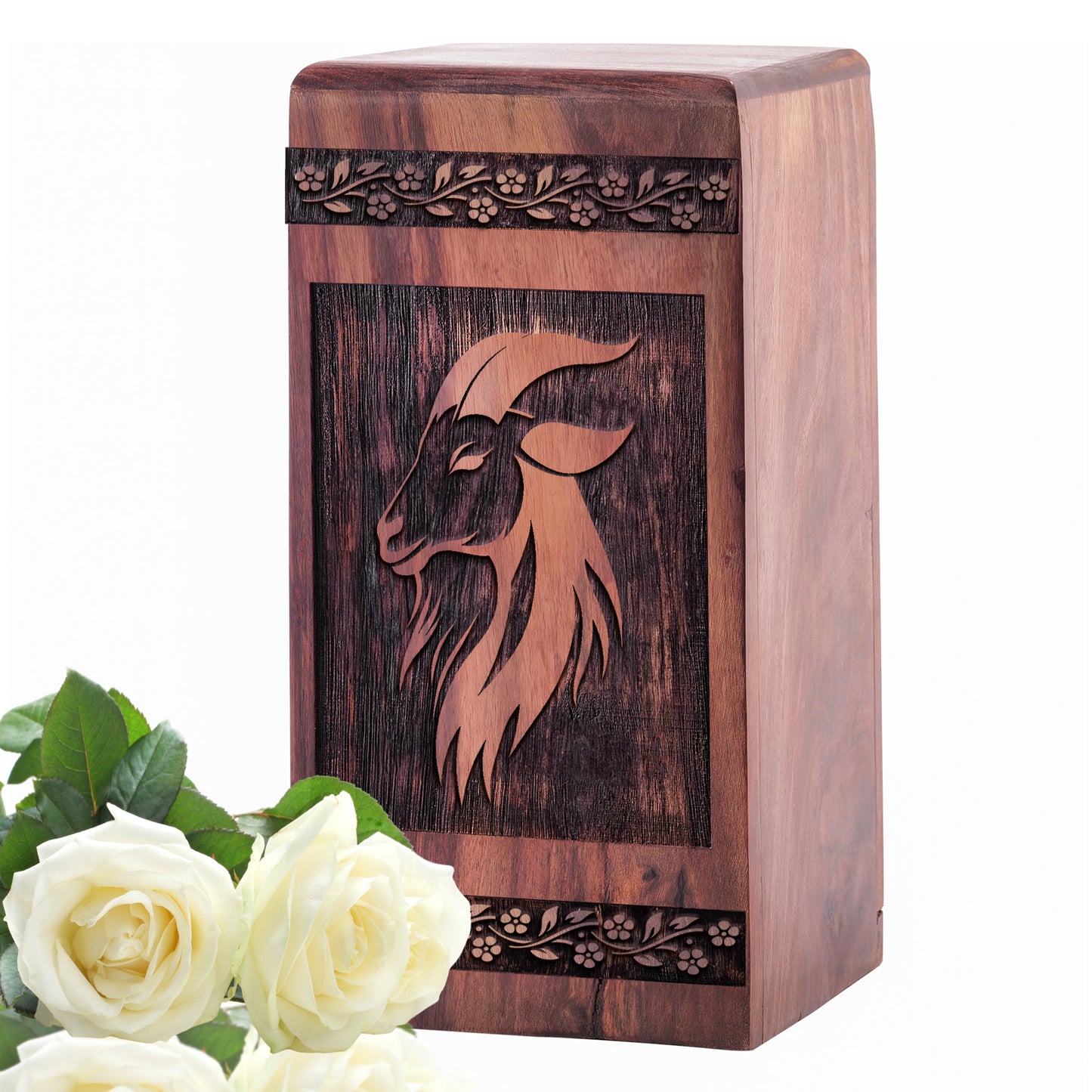 Horned Goat Urn Size 5 Inch 5”(H) x 3”(W) x 3”(L)