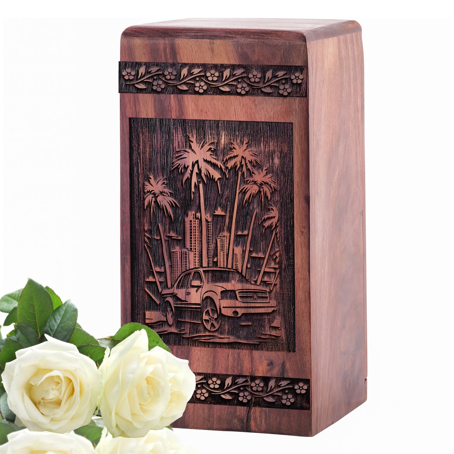 car Urn Size 5 Inch 5”(H) x 3”(W) x 3”(L)