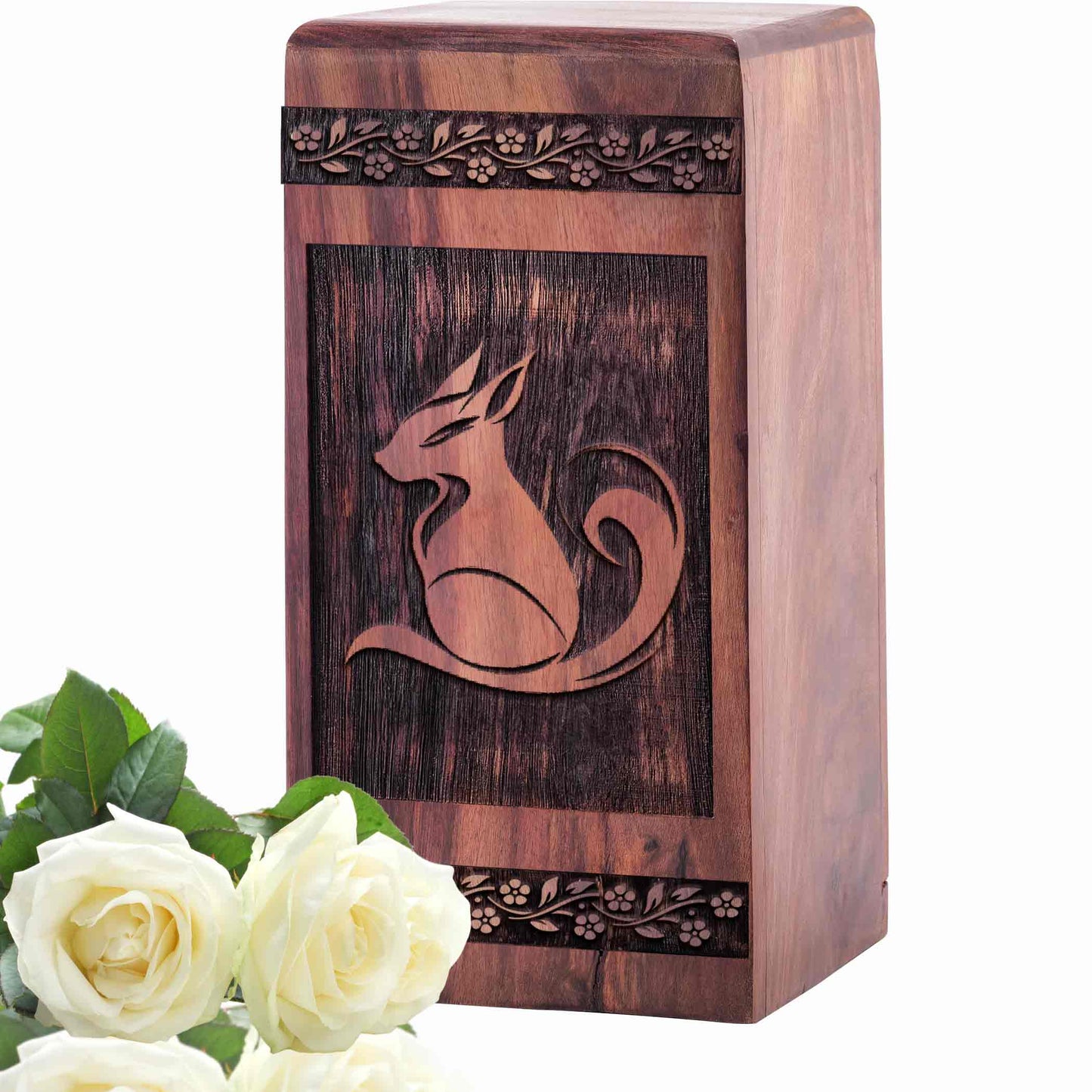 fox Urn Size 5 Inch 5”(H) x 3”(W) x 3”(L)