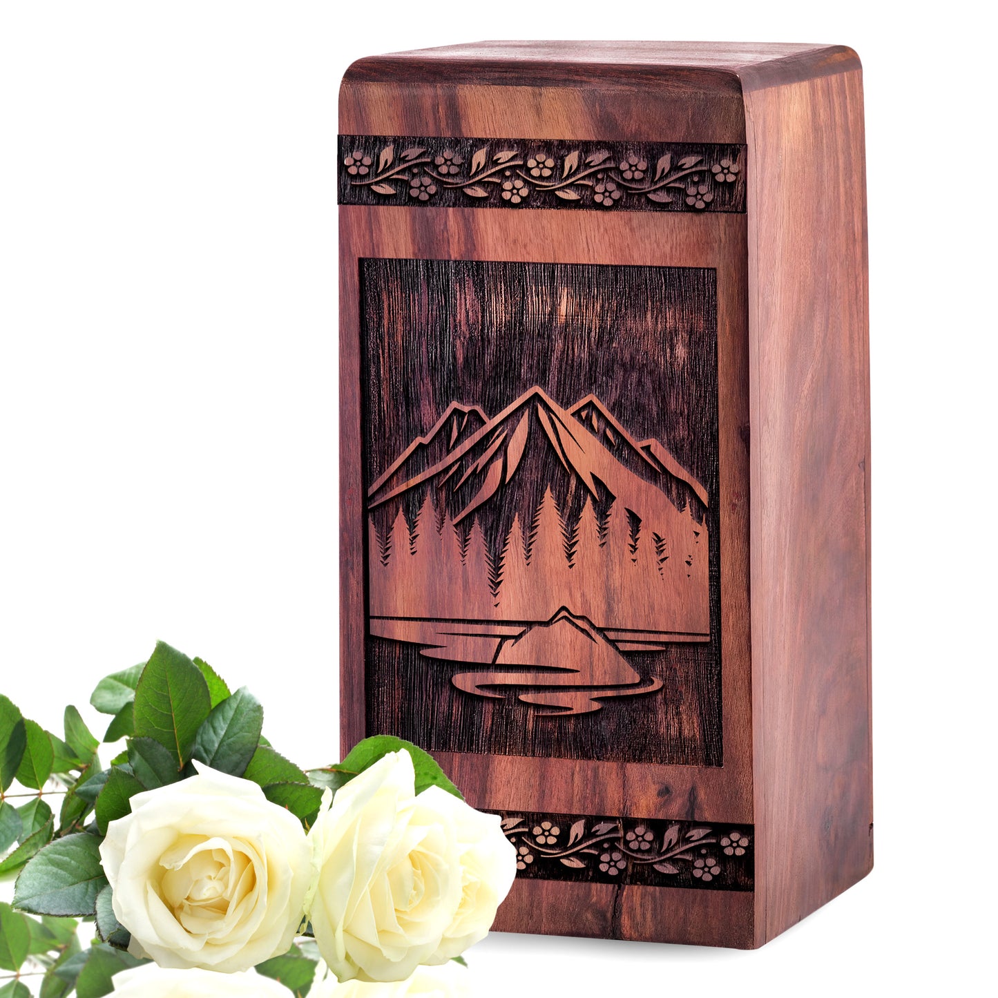 mountain Urn Size 5 Inch 5”(H) x 3”(W) x 3”(L)