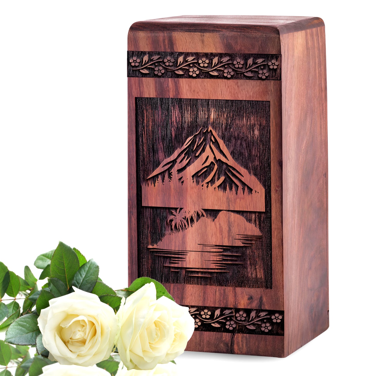 mountain Urn Size 5 Inch 5”(H) x 3”(W) x 3”(L)