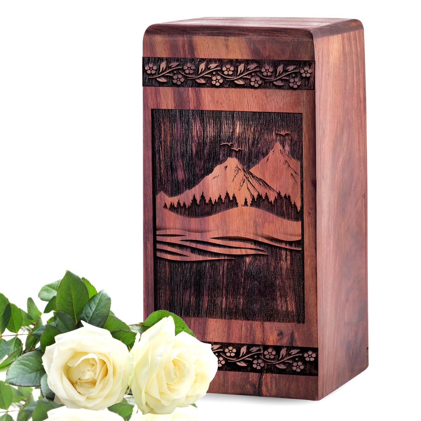 mountain Urn Size 5 Inch 5”(H) x 3”(W) x 3”(L)