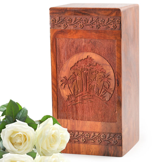 Forest Urns For Human Ashes Wood - Handmade Burial Box