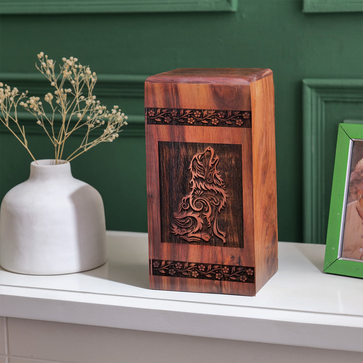 Dog Urn Size 14 Inch 14”(H) x 7.5”(W) x 7.5”(L)