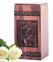 Handmade Wooden Dog Urn Memorial Keepsake for Pets