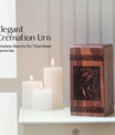 Handmade Wooden Dog Urn Memorial Keepsake for Pets