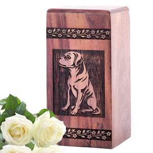 Dog Lover Urn Box Memorial Urn for Ashes Keepsake