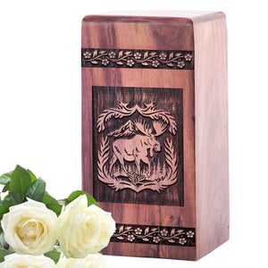 Dog Urn Box with Dignified Pet Memorial Urn