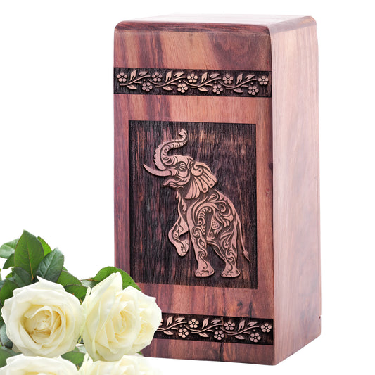 Elephant Urn Size 5 Inch 5”(H) x 3”(W) x 3”(L)