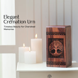 Elephant Urn Size 10(H)x5.5(W)x5.5(L)Inches