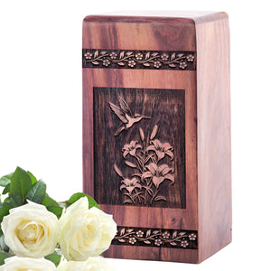 Humming Bird Urn Size 5(H)x3(W)x3(L)Inches