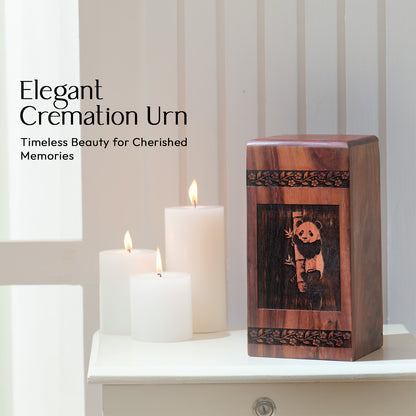 Panda Urn Size 10 Inch 10”(H) x 5.5”(W) x 5.5”(L)