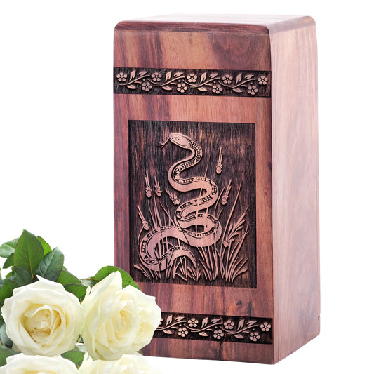 Snake Urn Size 5 Inch 5”(H) x 3”(W) x 3”(L)