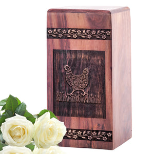 Chicken Urn Size 5(H)x3(W)x3(L)Inches