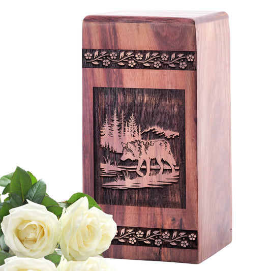 Fox Urn Size 5 Inch 5”(H) x 3”(W) x 3”(L)