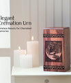 Medium Wooden Dog Memorial Urn for Cremation Ashes