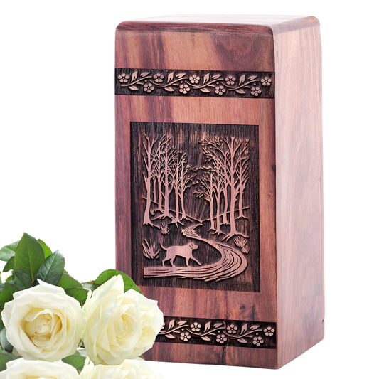 Dog Urn Size 5 Inch 5”(H) x 3”(W) x 3”(L)