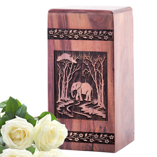 Elephant Urn Size 5 Inch 5”(H) x 3”(W) x 3”(L)