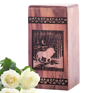 lion Urn Size 5(H)x3(W)x3(L)Inches