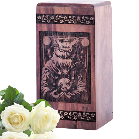 Owl Urn Size 5 Inch 5”(H) x 3”(W) x 3”(L)
