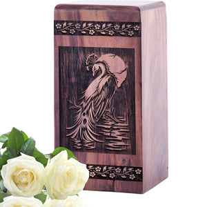 peacock Urn Size 5(H)x3(W)x3(L)Inches